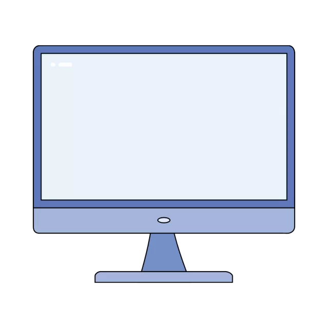Ícone de monitor de computador