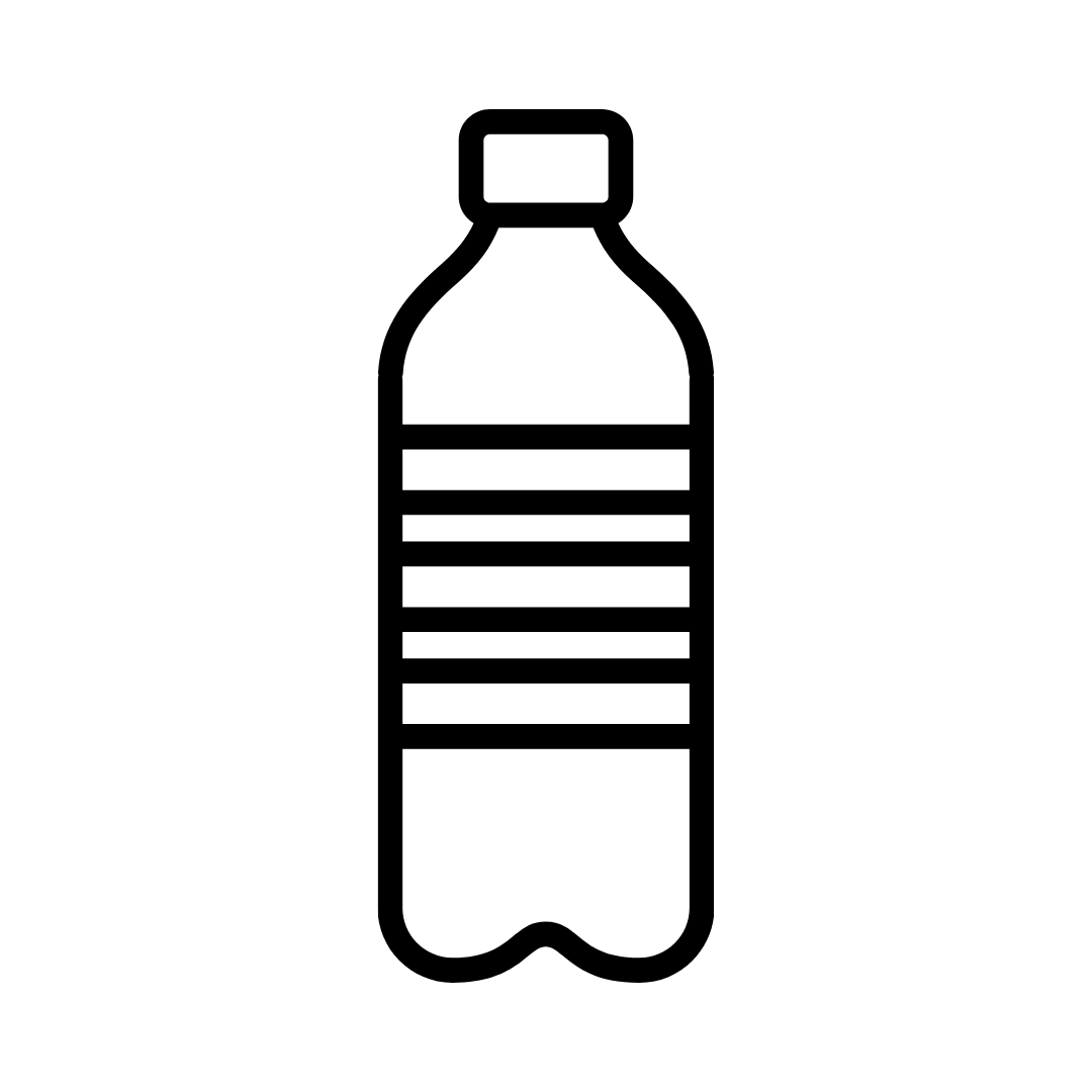 Ícone de garrafa de água