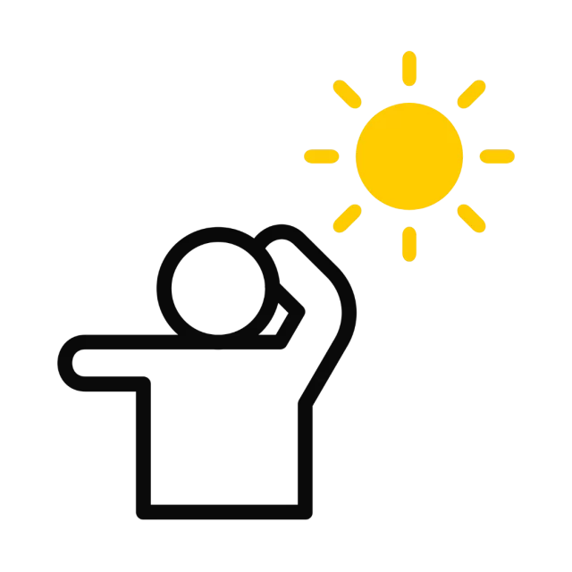 Ícone de sensibilidade à luz